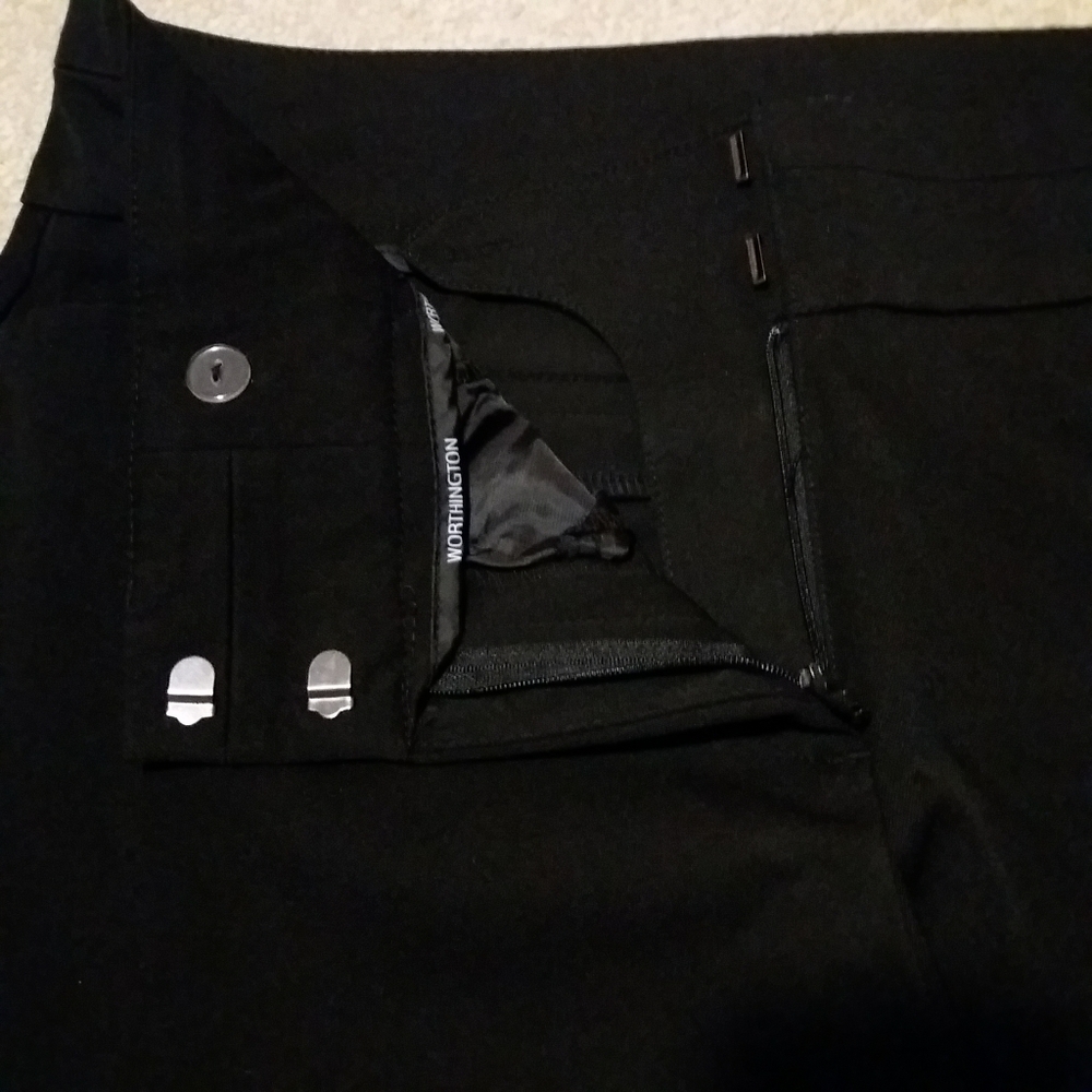 Worthington modern fit super stretch women's dress pants. 12 SHORT - Picture 5 of 6